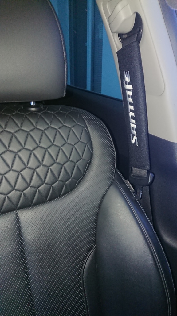 Мини подушки на ремни безопасности — Hyundai Santa Fe (4G), 2 л, 2018 ...