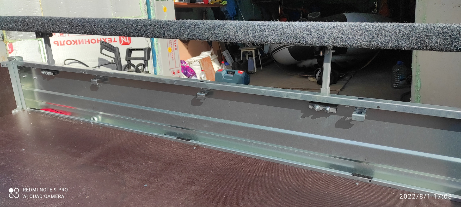 Ложементы на прицеп для перевозки лодки — Lada Гранта Cross, 1,6 л ...