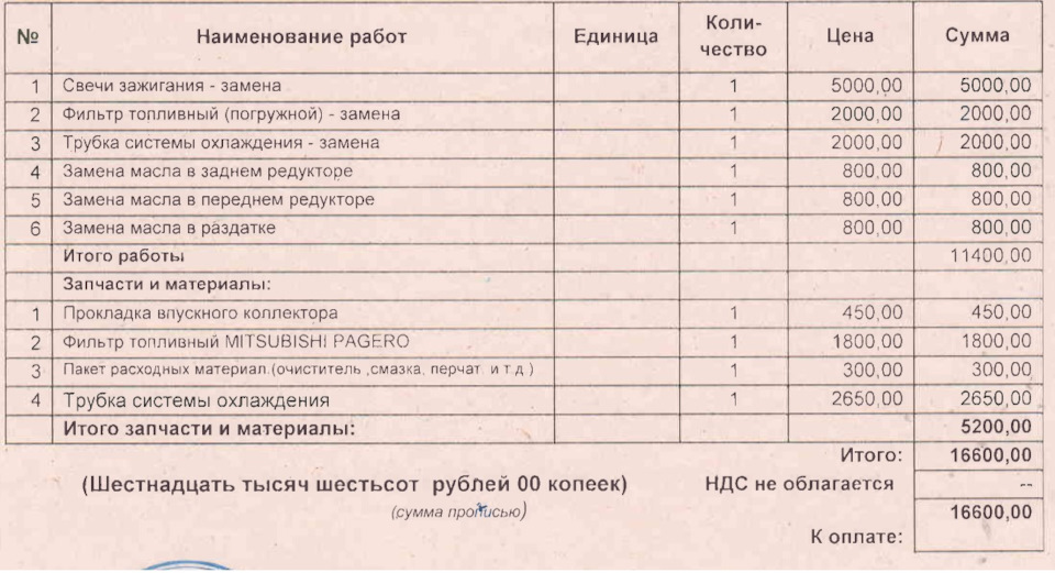 Регламент ТО-180 — Mitsubishi Pajero (4G), 3 л, 2013 года | плановое ТО ...