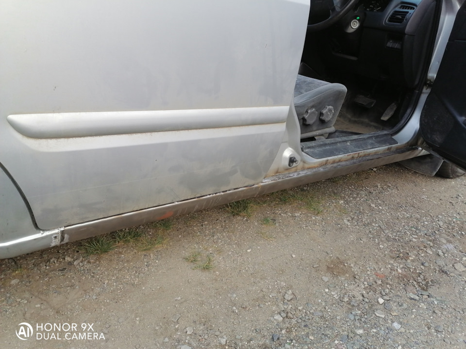 Поменяли пороги и арки — Mazda Capella VI, 1,8 л, 1998 года | кузовной ...