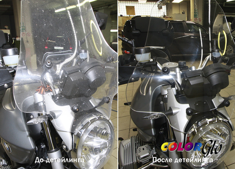 КОМПЛЕКСНЫЙ ДЕТЕЙЛИНГ МОТОЦИКЛА BMW R1200 В АВТОАТЕЛЬЕ «COLOR GLO ...