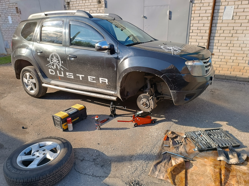 Замена стоек стабилизатора на Рено Дастер. Sasic 230411 — Renault ...
