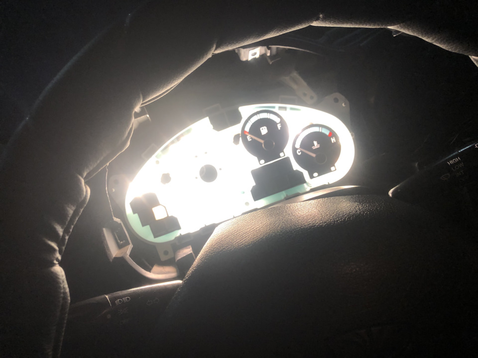 Подсветка приборной доски — Daewoo Matiz (M100, M150), 0,8 л, 2008 года ...