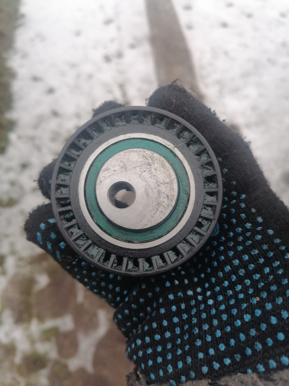 Ремонт эксцентрикового ролика+обводка ремня мимо кондея — Citroen Xsara ...