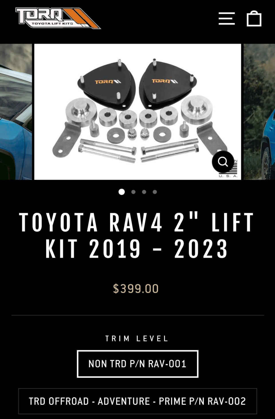 Лифт RAV4 XA50 — Toyota RAV4 (5G), 2 л, 2020 года | тюнинг | DRIVE2