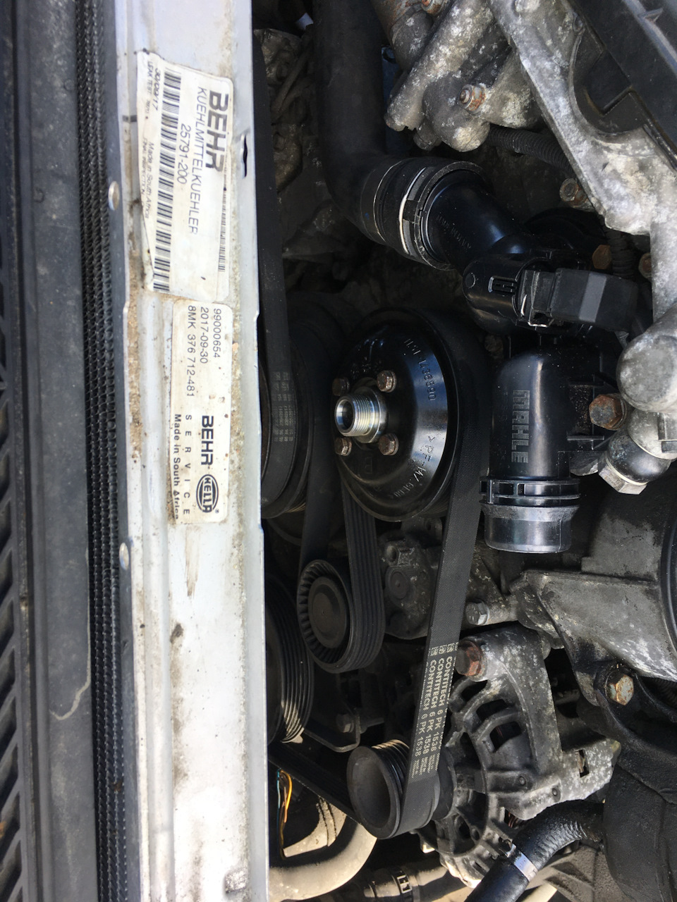 Фото в бортжурнале BMW 5 series (E39). Запчасти на фото: 6PK1536, 6PK1338, 5PK1538, 25791200, 8MK376712481