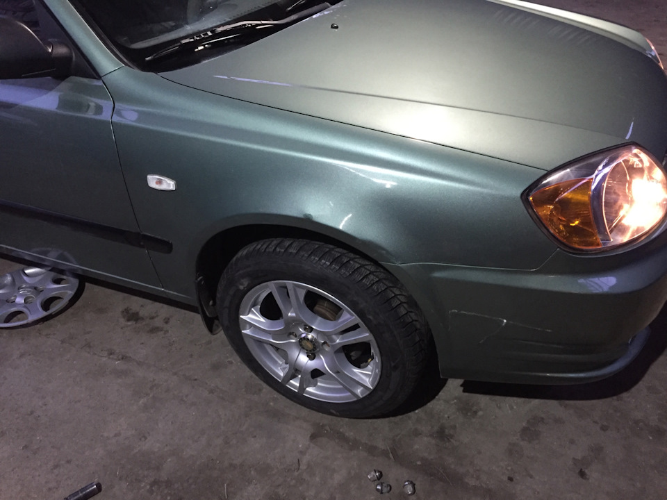 Диски легкосплавные R15. — Hyundai Accent (2G), 1,3 л, 2003 года ...