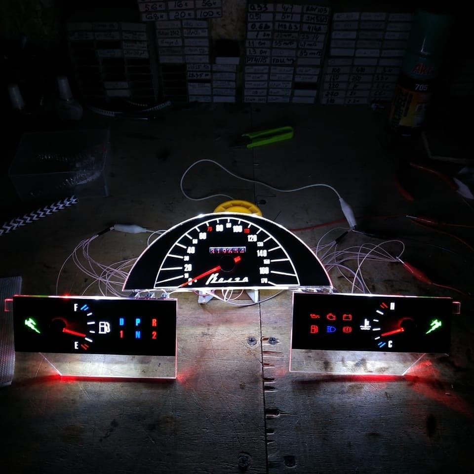 Панель приборов газ 21 переделана под двигатель Toyota - DRIVE2