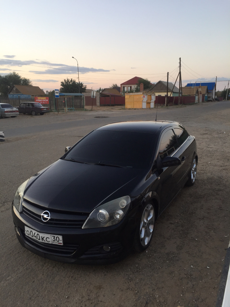 Opel Astra h 2007 черная