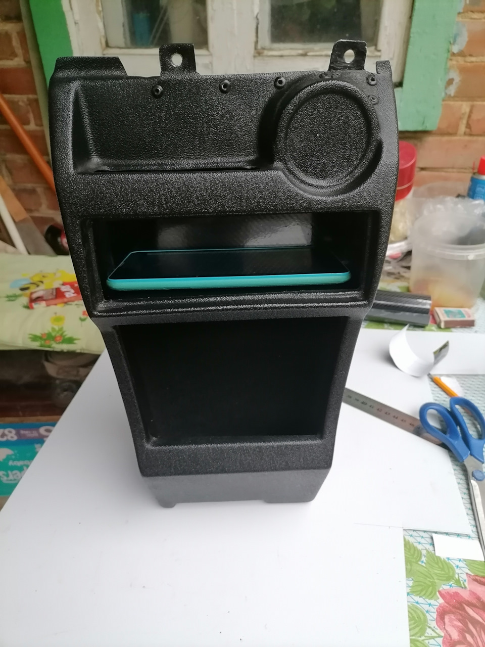 Полка вместо магнитолы — Lada 11113 Ока, 0,7 л, 1999 года | своими ...