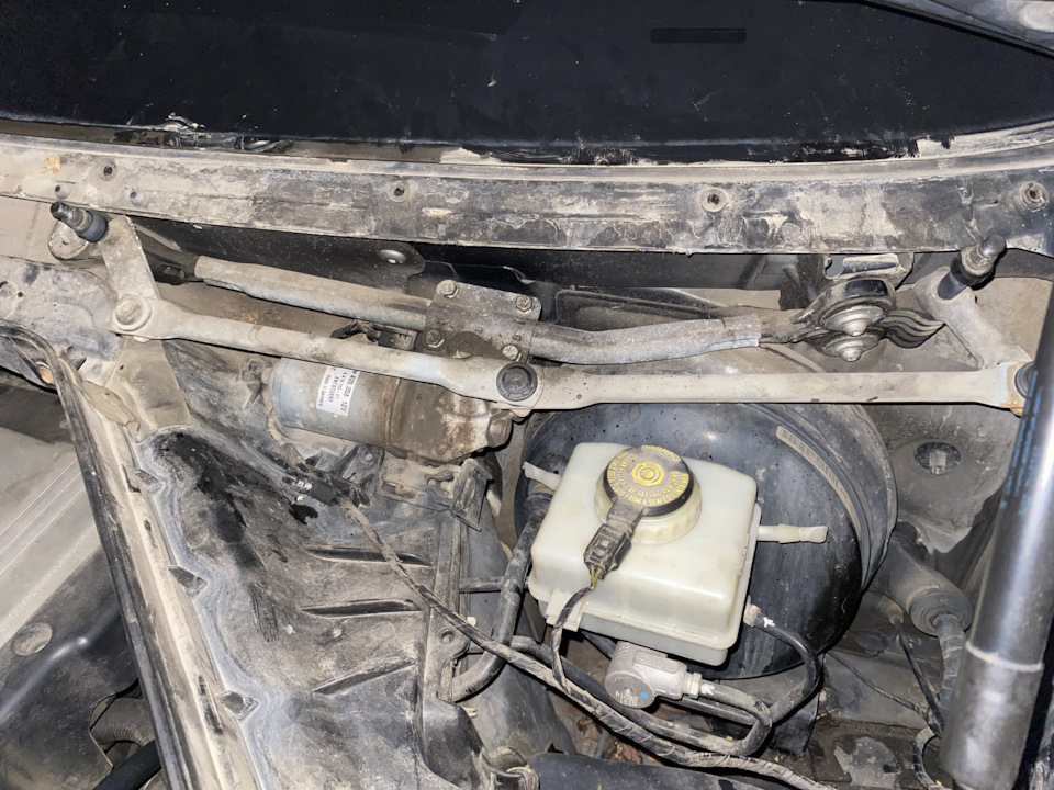 Снятие/разбор трапеции дворников е70 — BMW X5 (E70), 3 л, 2007 года ...