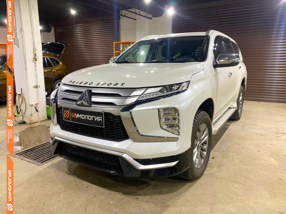 Mitsubishi Pajero Sport. Полная шумоизоляция салона по системе ...