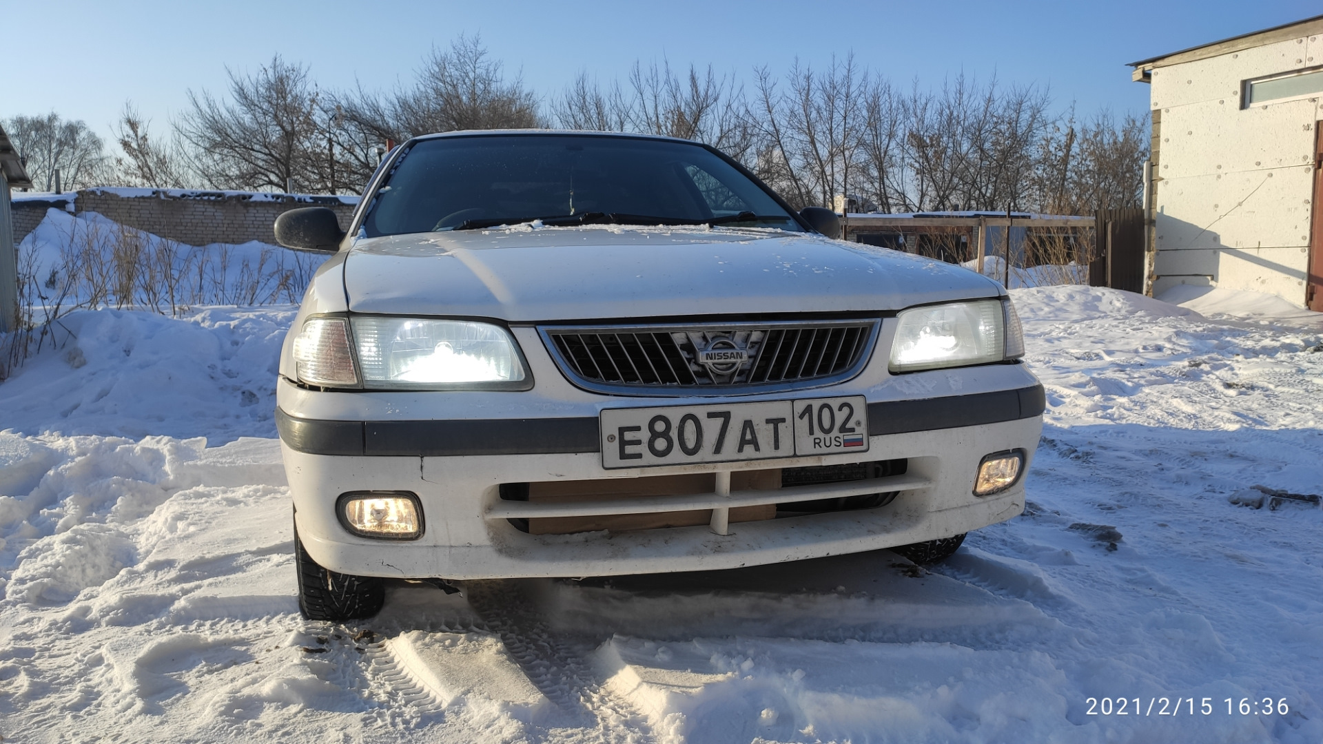 Nissan Sunny b15 ПТФ.