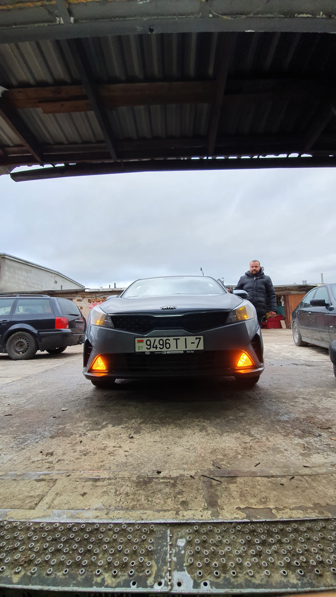 Желтые ДХО и желтые лампочки в габариты. — KIA Rio (4G), 1,6 л, 2020 ...