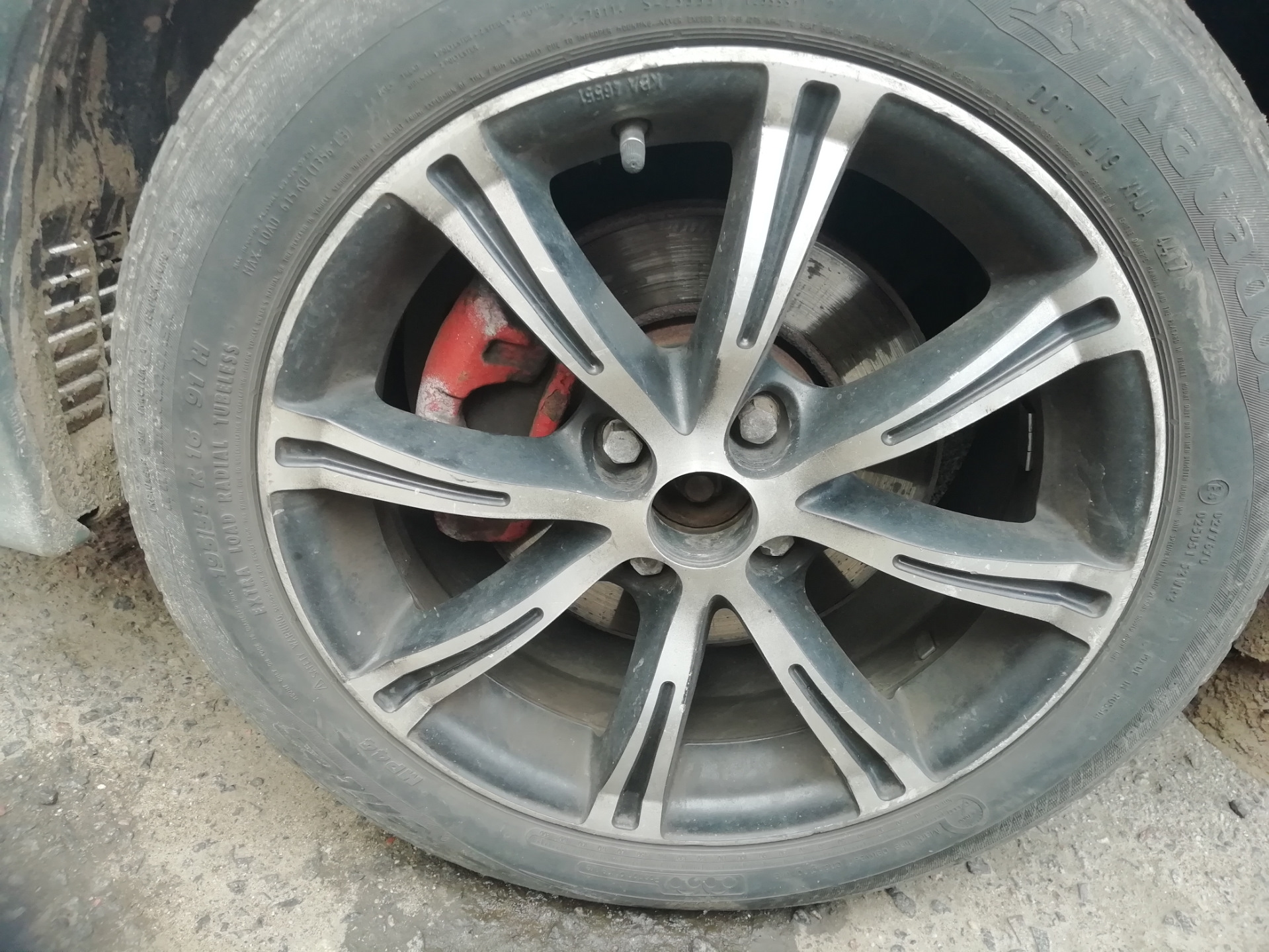 Летние шины на литьё. — Renault Megane Scenic, 1,6 л., 1998 года ...