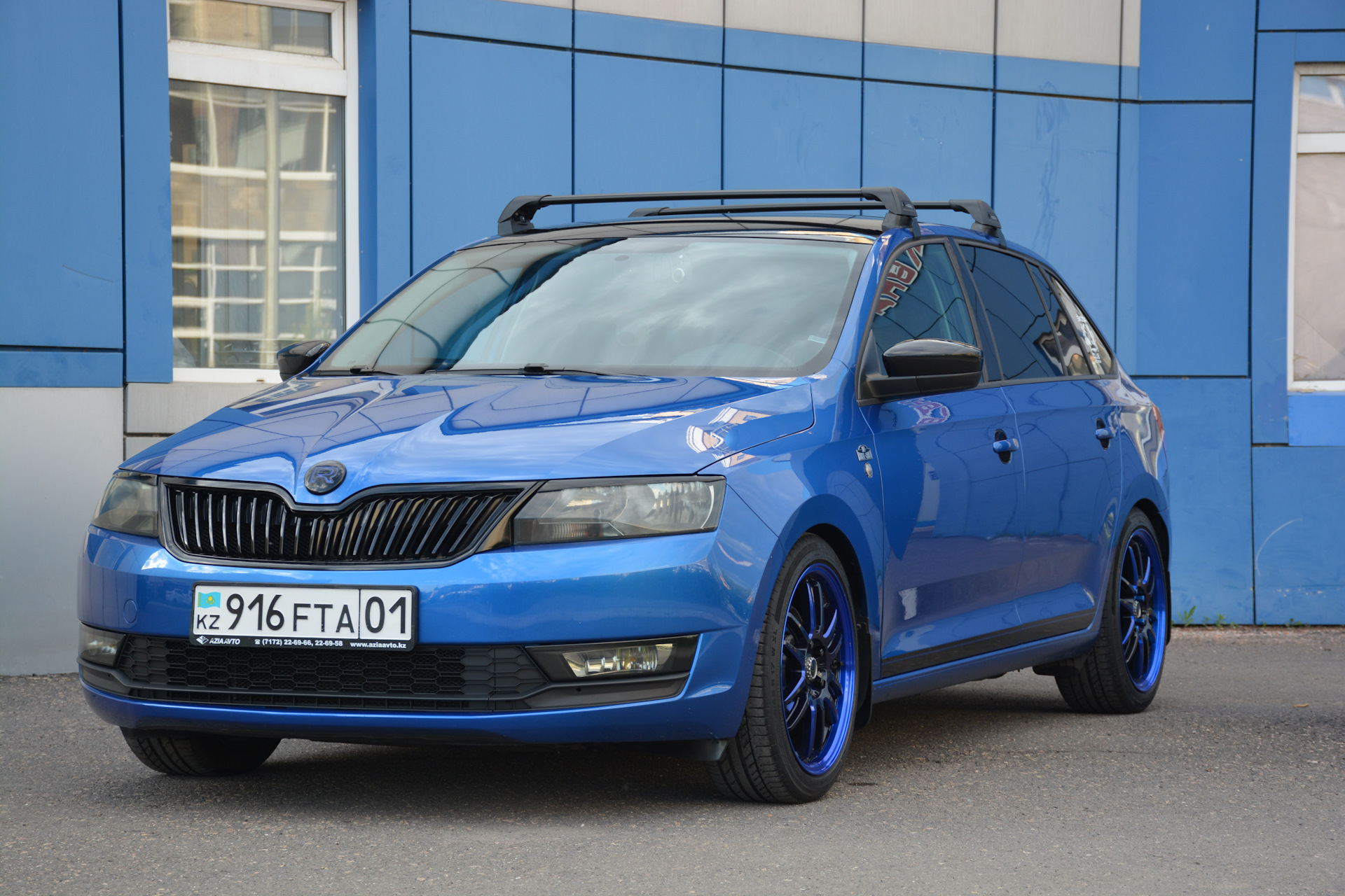 Тюнингованная Skoda Rapid