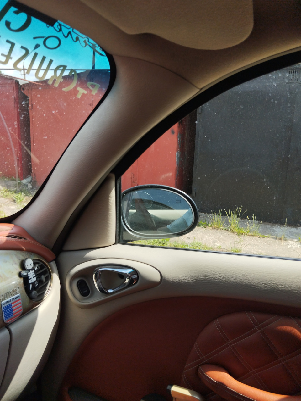 Электроскладывание зеркал — Chrysler PT Cruiser, 2 л, 2001 года ...