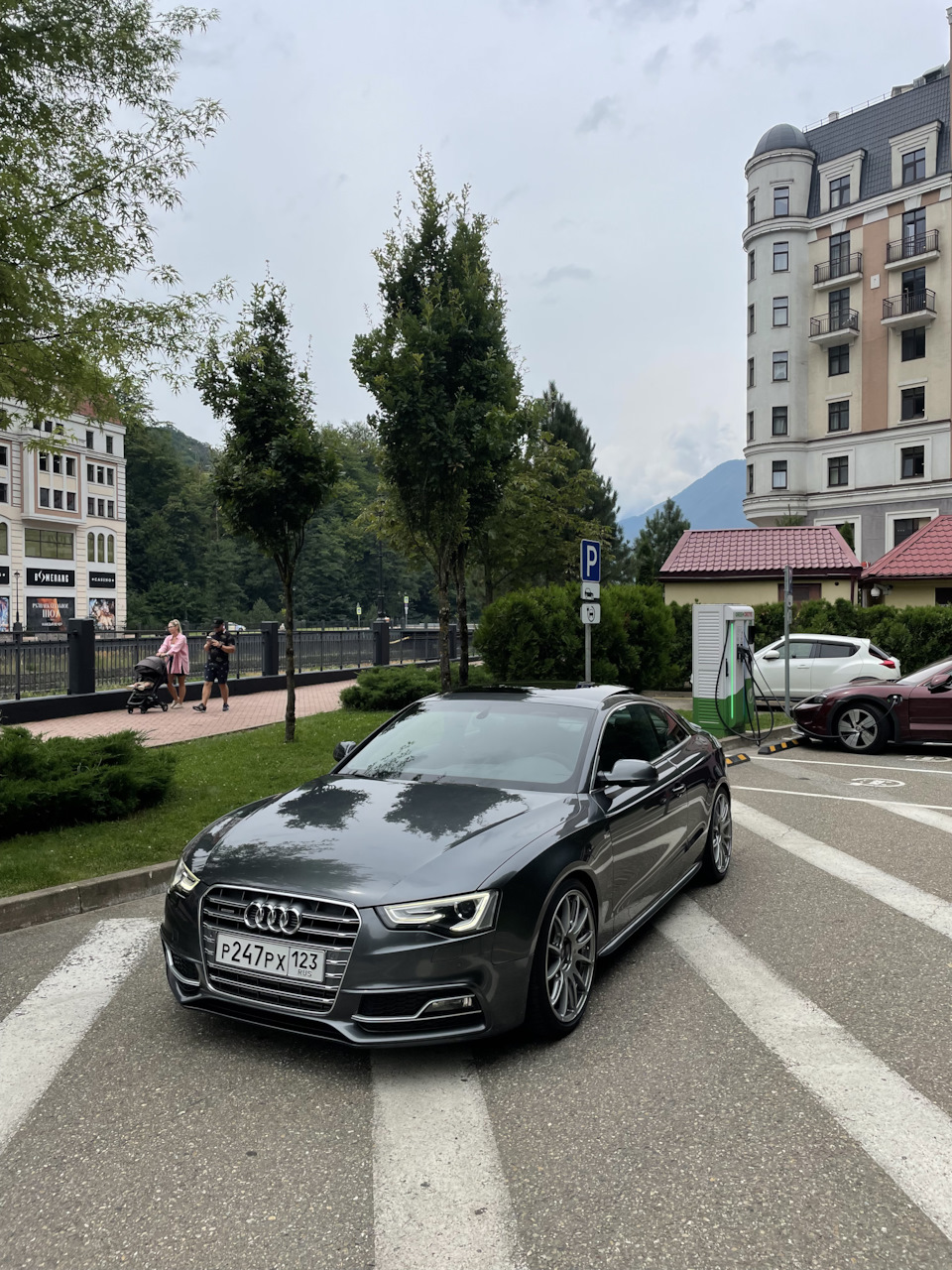 Сочи+тонировка — Audi A5 (1G), 2 л, 2014 года | просто так | DRIVE2