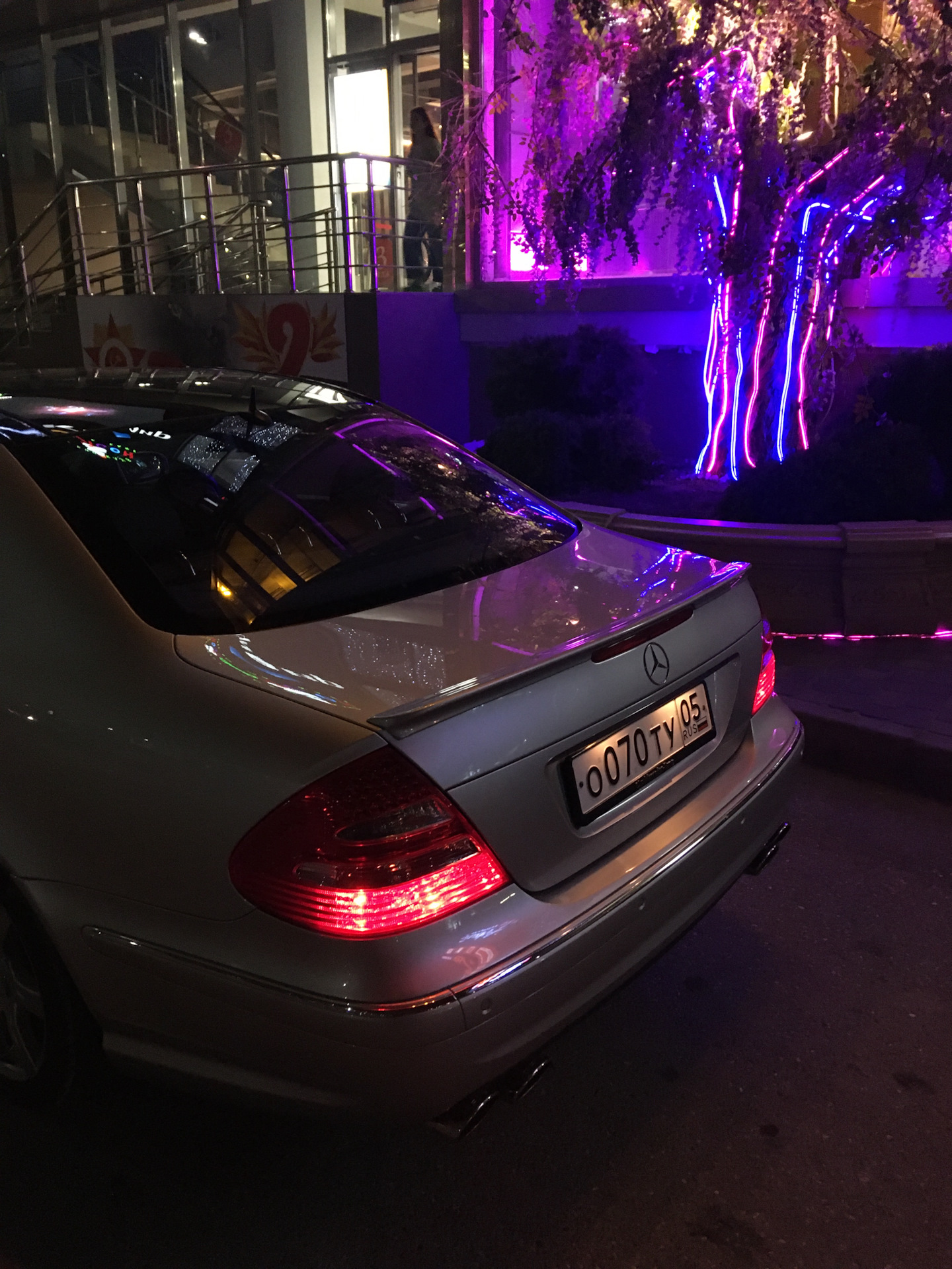 AMG спойлер — Mercedes-Benz E-class (W211), 3,2 л., 2002 года | тюнинг ...