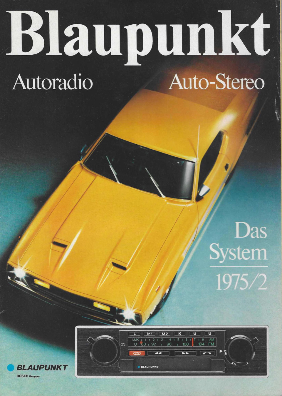 Каталог Блаупункт авторадио автостерео 1975/2 — DRIVE2