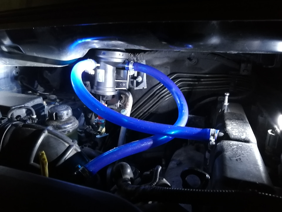 Установил маслоотделитель — Hyundai H-1 (2G), 2,5 л, 2008 года | своими ...