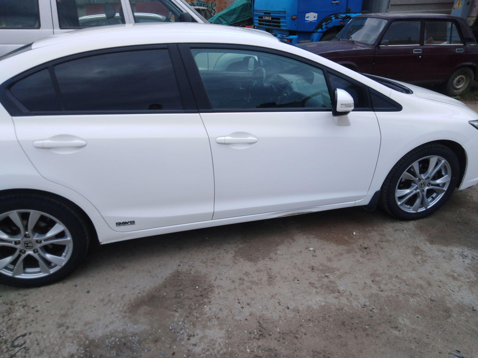 Пороги, арки — Honda Civic 4D (9G), 1,8 л, 2012 года | кузовной ремонт |  DRIVE2