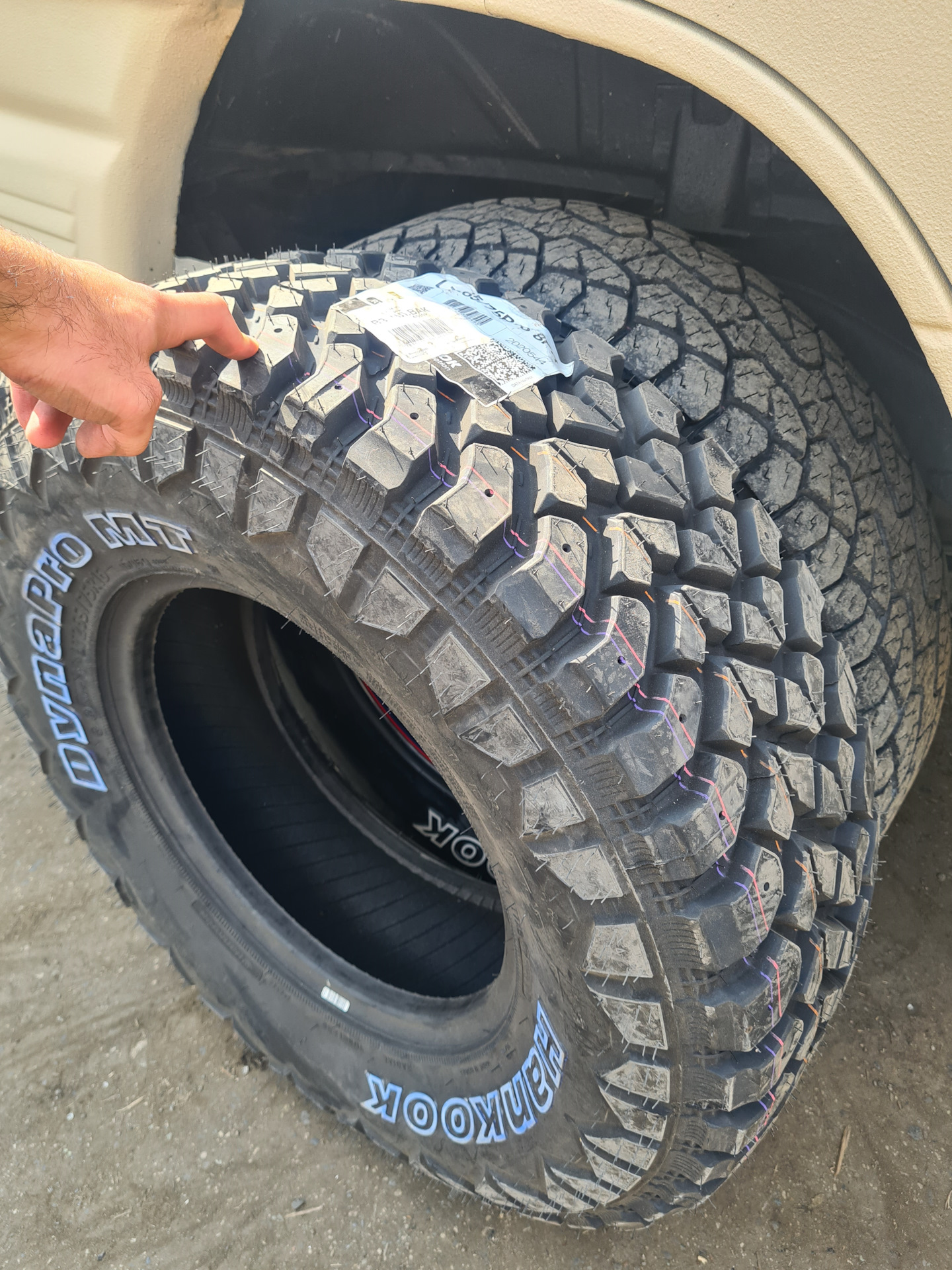 #27 Новая мудовая резина Hankook Dynapro MT 265/75/16 — Mitsubishi ...