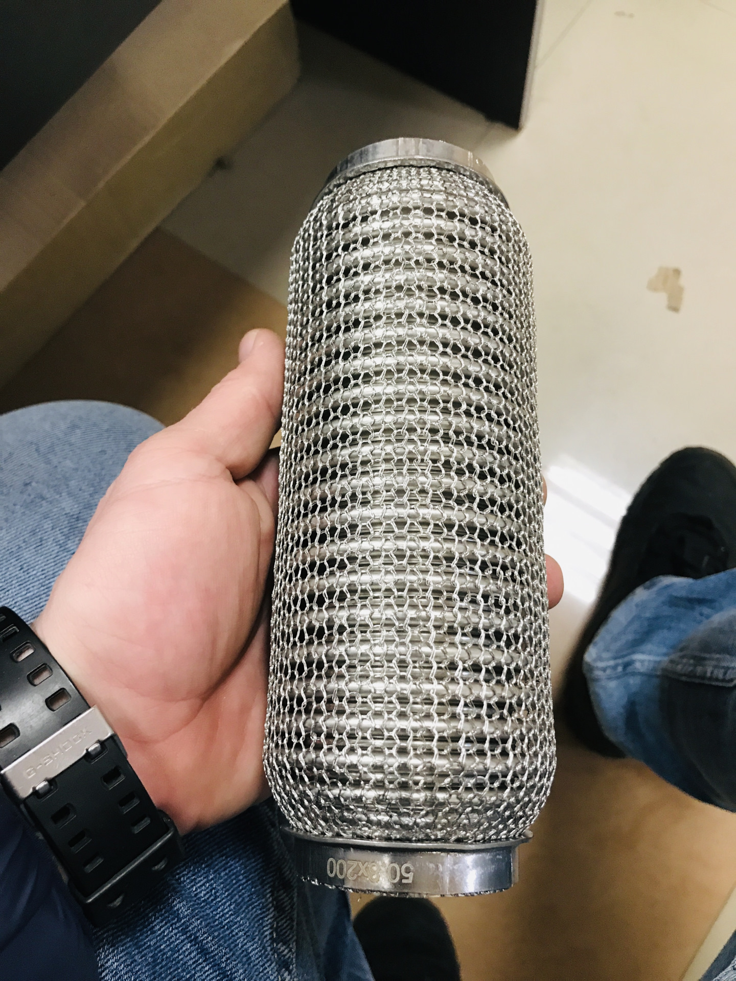 Самодельный пламегаситель G4GC в родном корпусе + Гофра+ Правильные ...