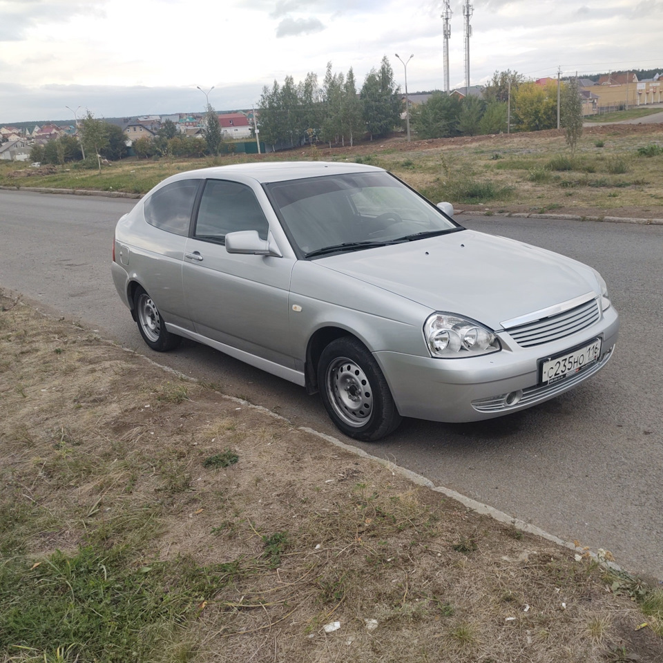 Новый облик. Стиль под сток. Весна 2022. — Lada Приора Купе, 1,6 л, 2011  года | стайлинг | DRIVE2