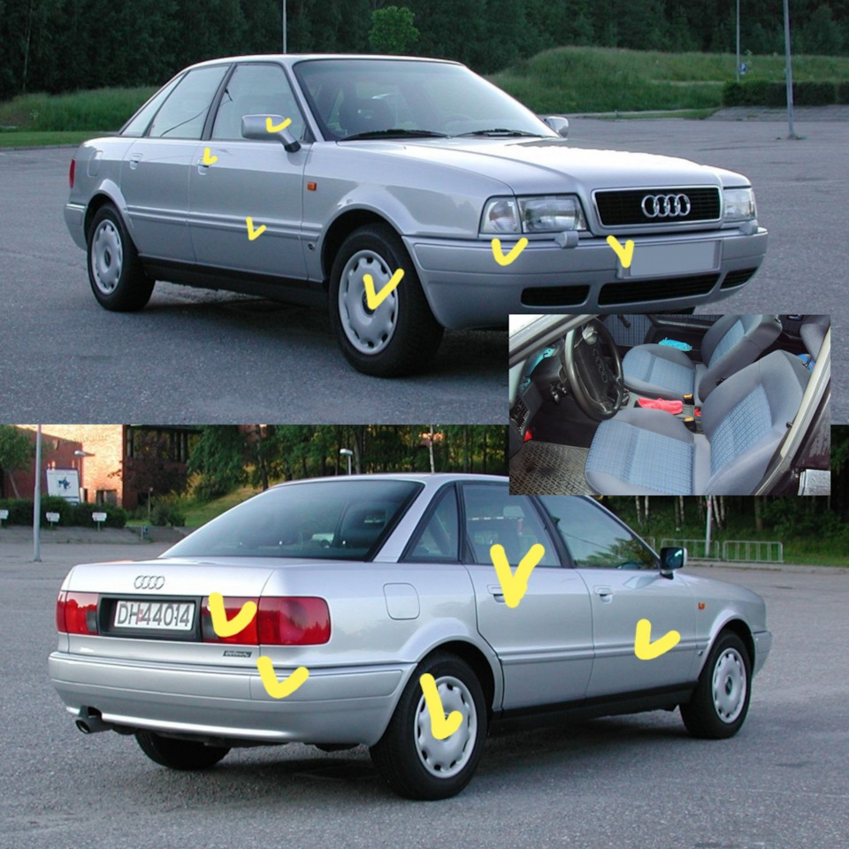 Audi 80 b4 автомобили 1960 х годов