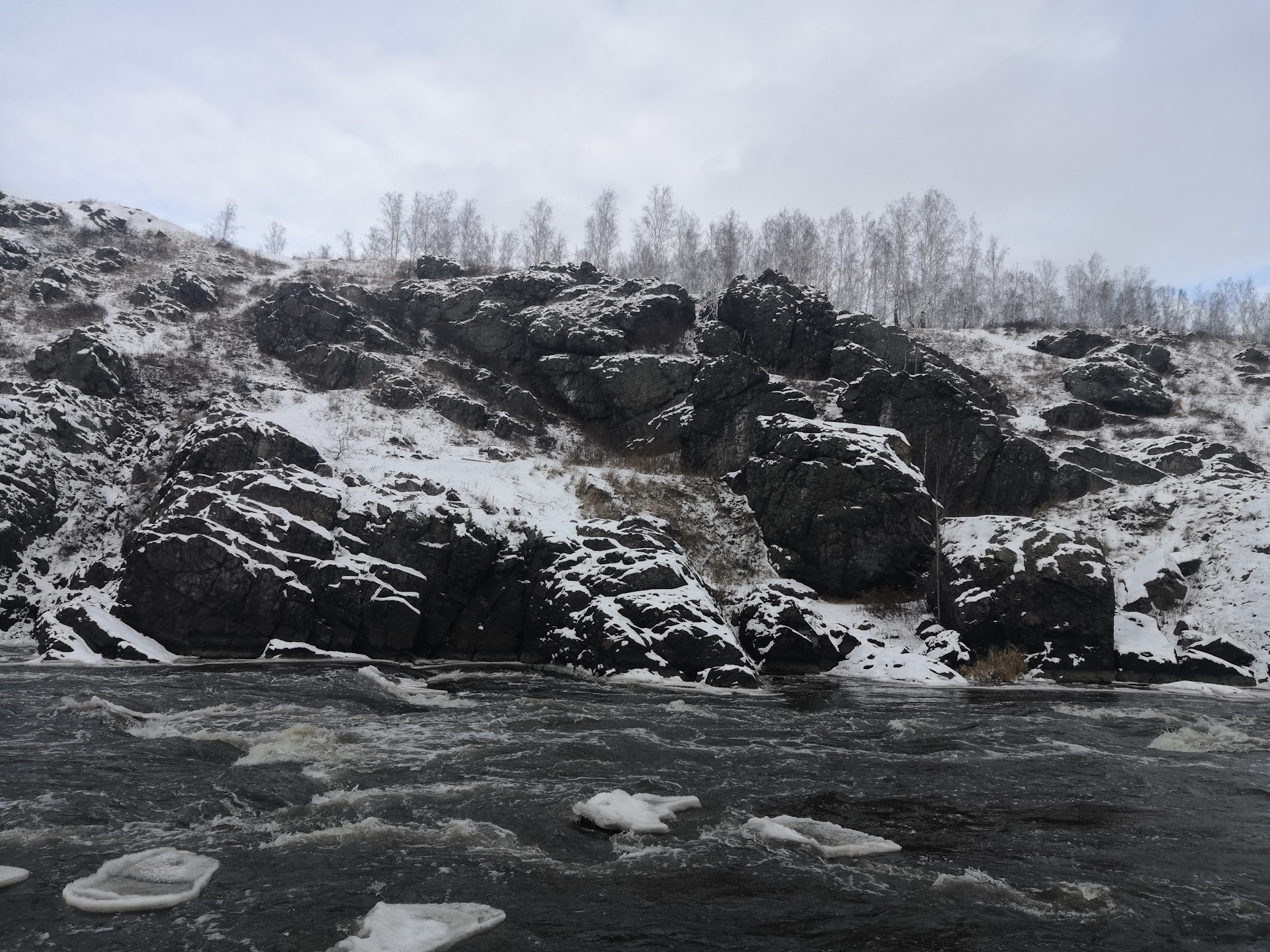 Порог Ревун Каменск-Уральский зимой