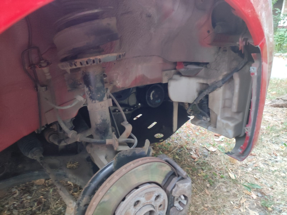 Бачок и насос омывателя стекла — Skoda Fabia Mk2, 1,2 л, 2013 года ...