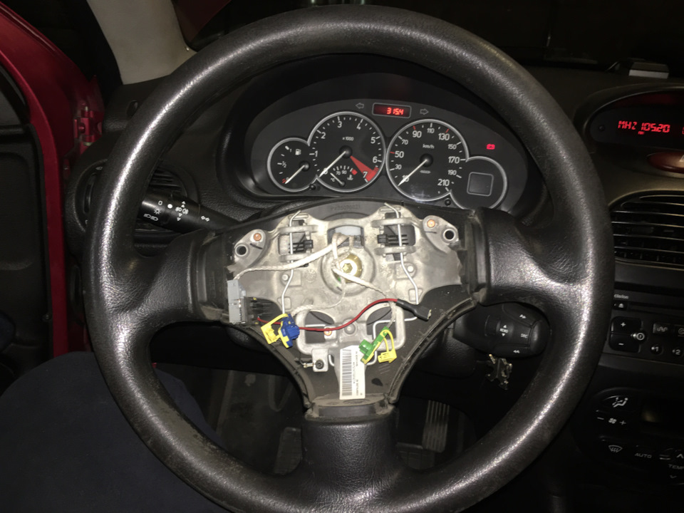 Перешив руля — Peugeot 206, 1,6 л, 2005 года | своими руками | DRIVE2