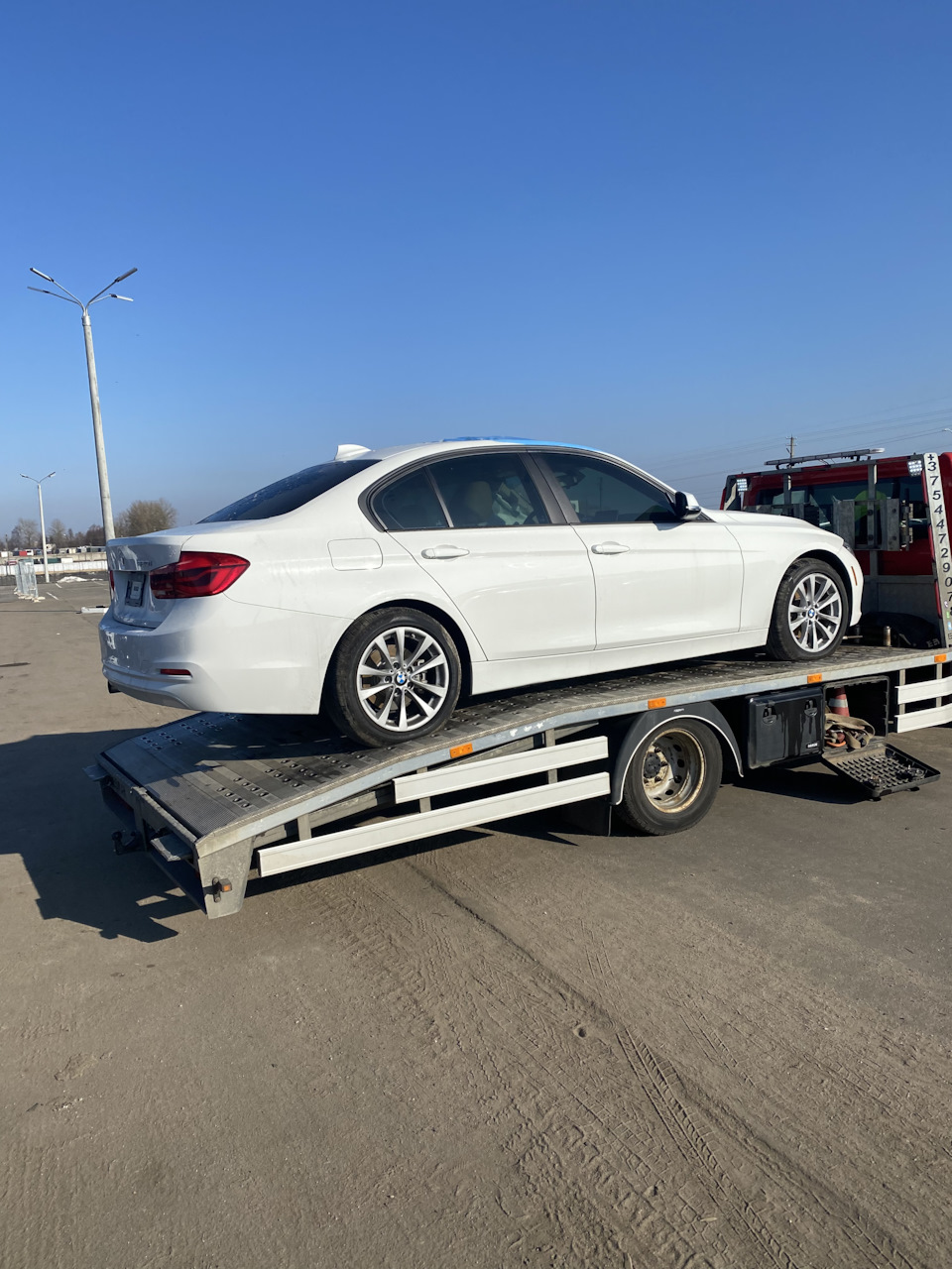 Восстановление по прибытию в Минск — BMW 3 series (F30), 2 л, 2017 года |  кузовной ремонт | DRIVE2