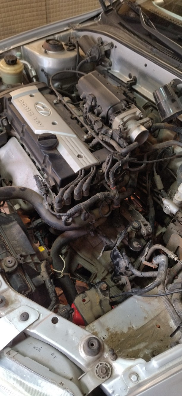 №66_Замена выжимного подшипника _138 160 км — Hyundai Accent (2G), 1,5 ...