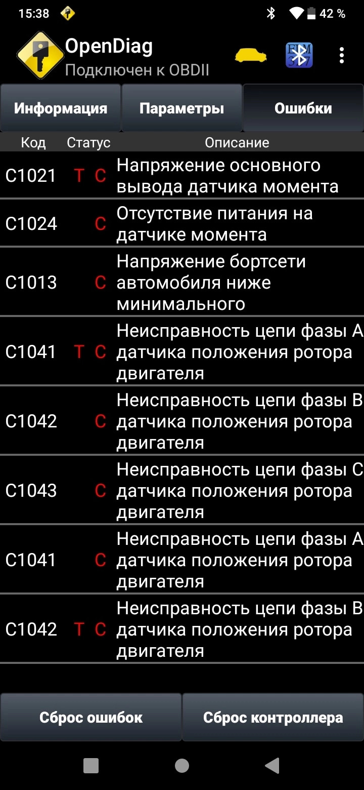 Ошибки эур — Lada Приора седан, 1,6 л, 2007 года | электроника | DRIVE2