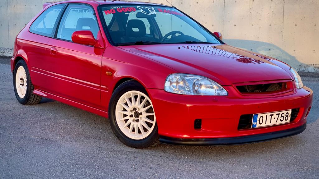 Honda Civic (6G) 1.4 бензиновый 1999 | Кепка на DRIVE2