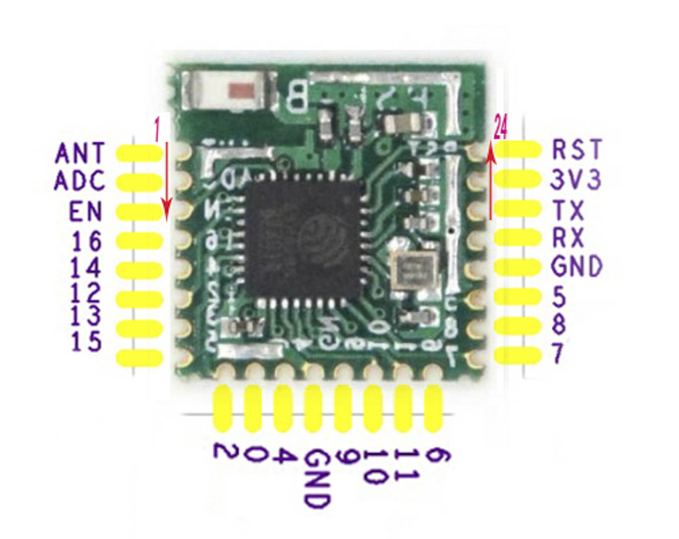 Module 4b. Esp8285. Esp8285 pinouts. ESP-m3 pinout. ESP m3 распиновка.