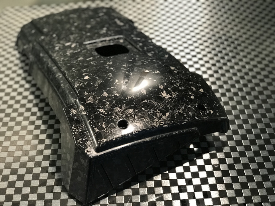 BMW n54 Carbon fiber engine cover — BMW 1 series Coupe (E82), 3 л, 2008