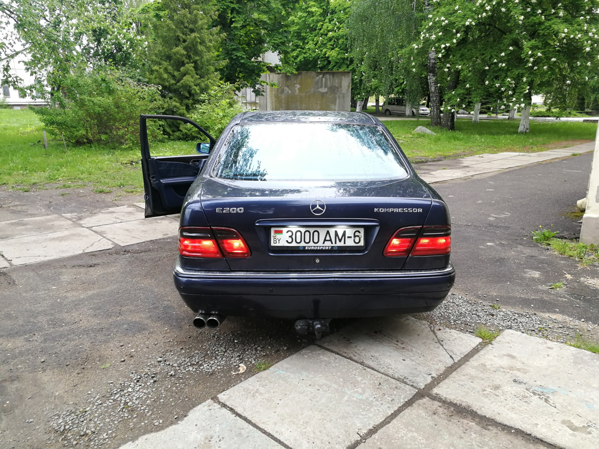 w210 сзади