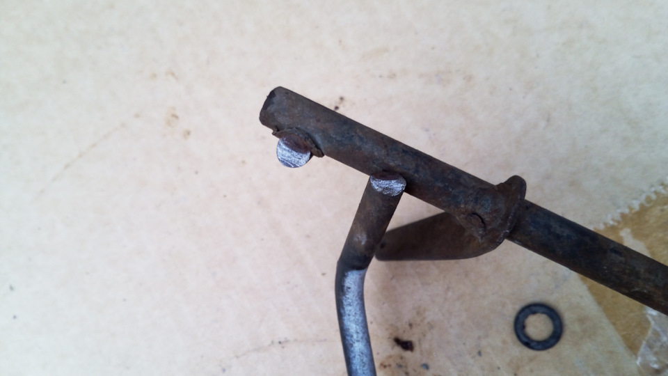 Тросиковая педаль газа, мой вариант )) — ФВК 2302 Бизон, 1,5 л, 1995 ...