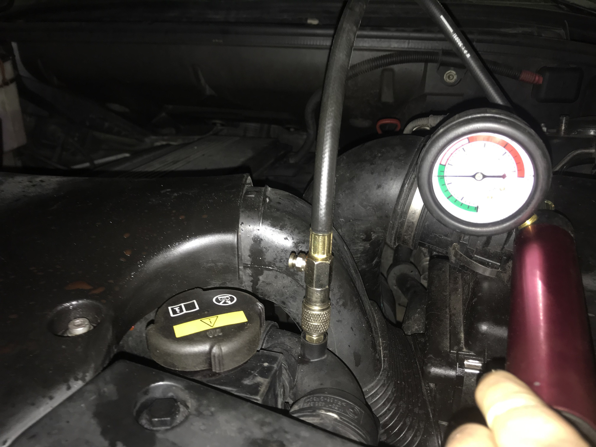 coolant check level w210 на мерседесе