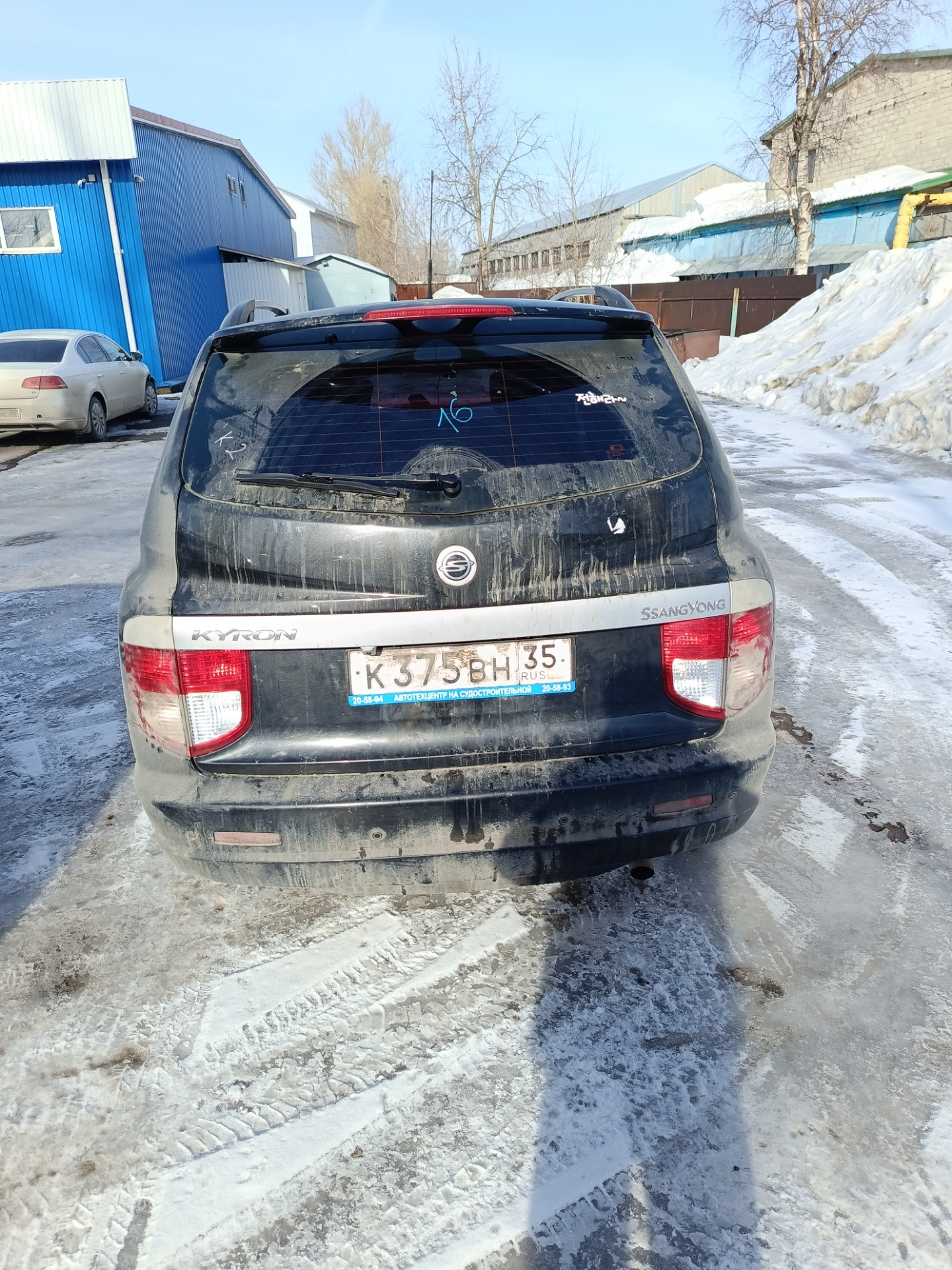 Корейская дверь багажника — SsangYong Kyron, 2 л, 2007 года | кузовной ...