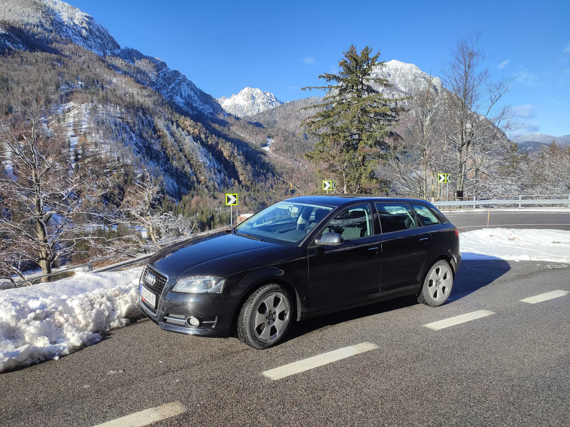 Катальный январь — пять стран, шесть горнолыжек — Audi A3 (8P), 2 л, 2011  года | путешествие | DRIVE2