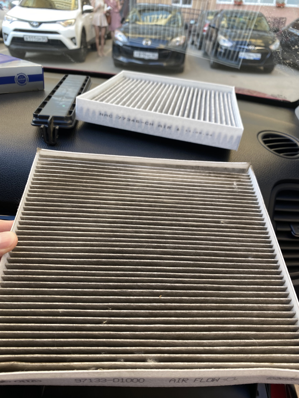 Замена салонного фильтра Nac — KIA Rio X-Line, 1,6 л, 2018 года ...