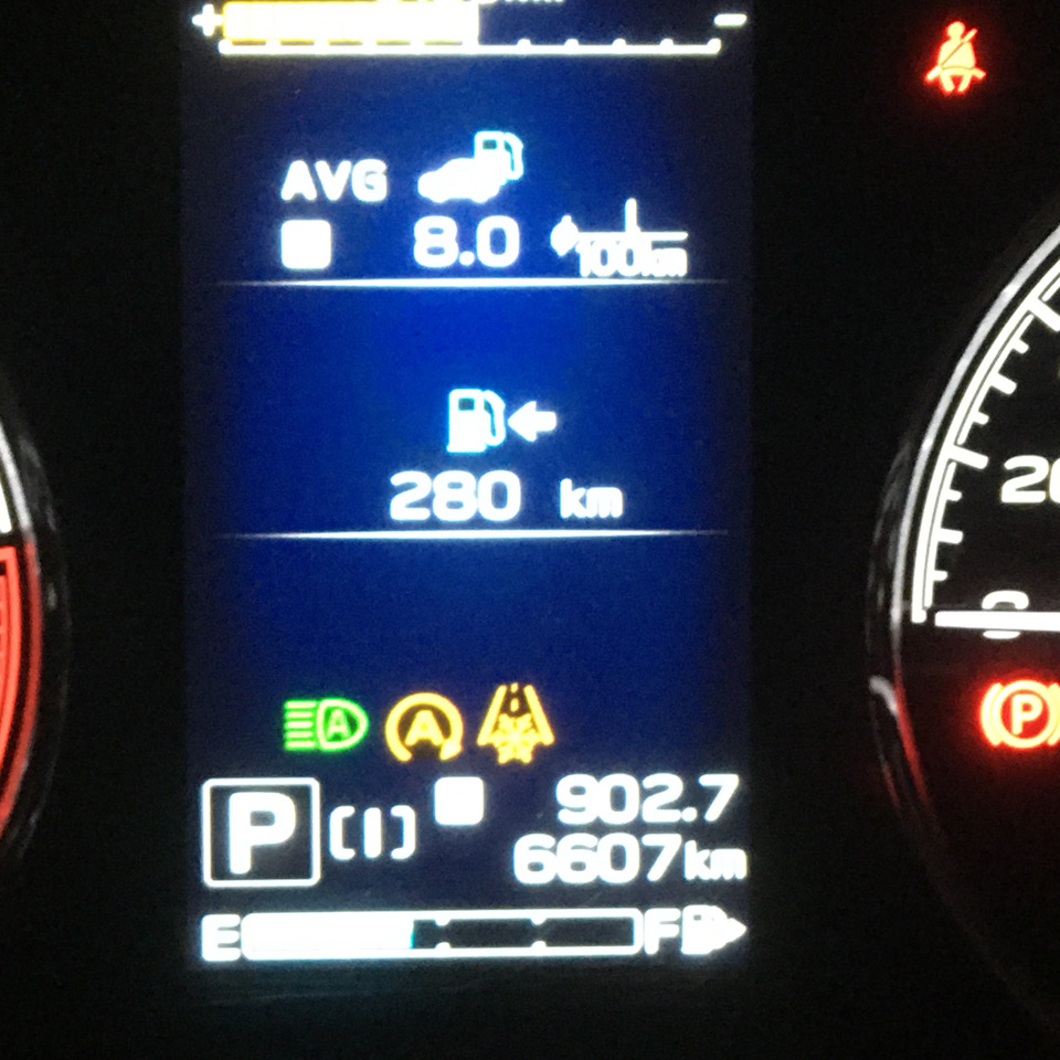 Расход по трассе и ещё небольшие наблюдения — Subaru Forester (SK), 2,5 ...