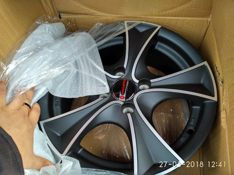 *6* Диски Yamato Lida R-14, Шины Firestone 185/60. — Lada Гранта (1G ...