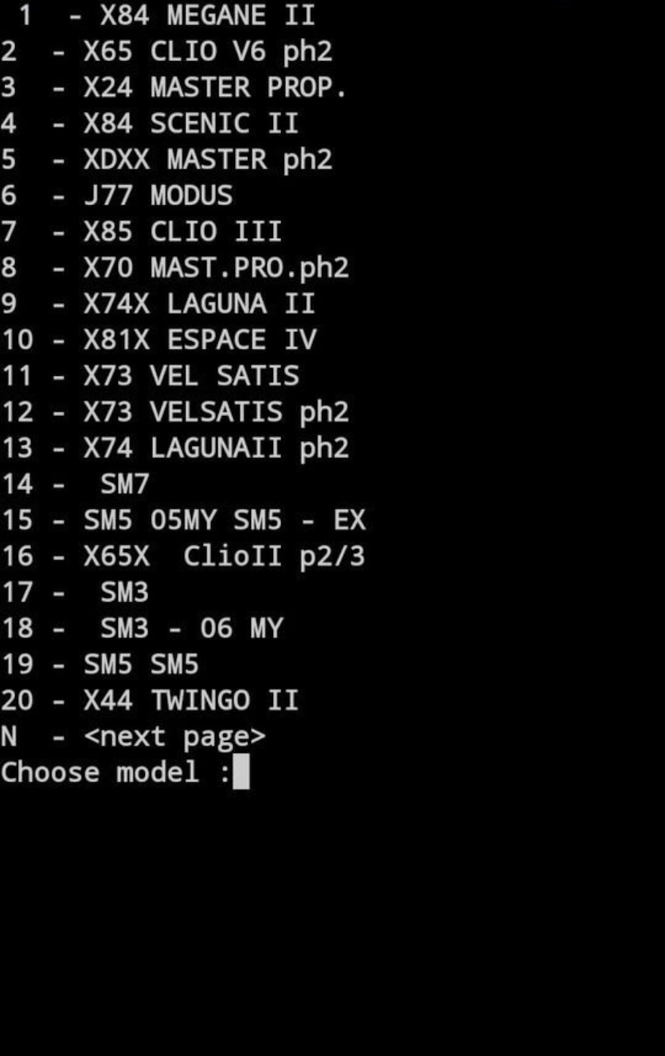 Компьютерная диагностика автомобилей Рено — Renault Laguna III, 2 л ...