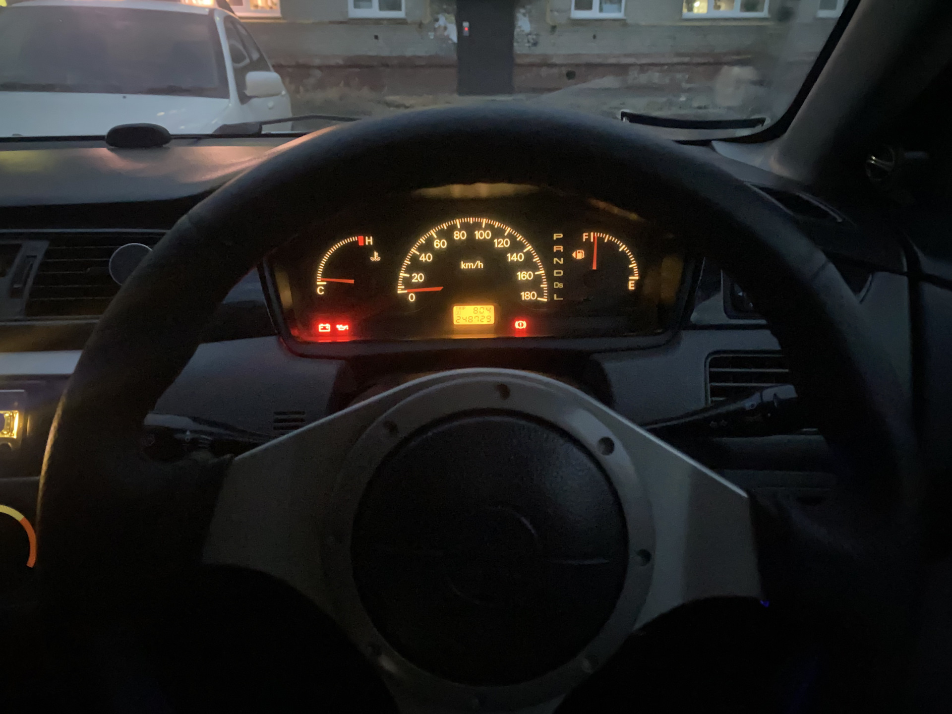 Оптитронная панель приборов — Mitsubishi Lancer IX, 1,5 л, 2003 года ...