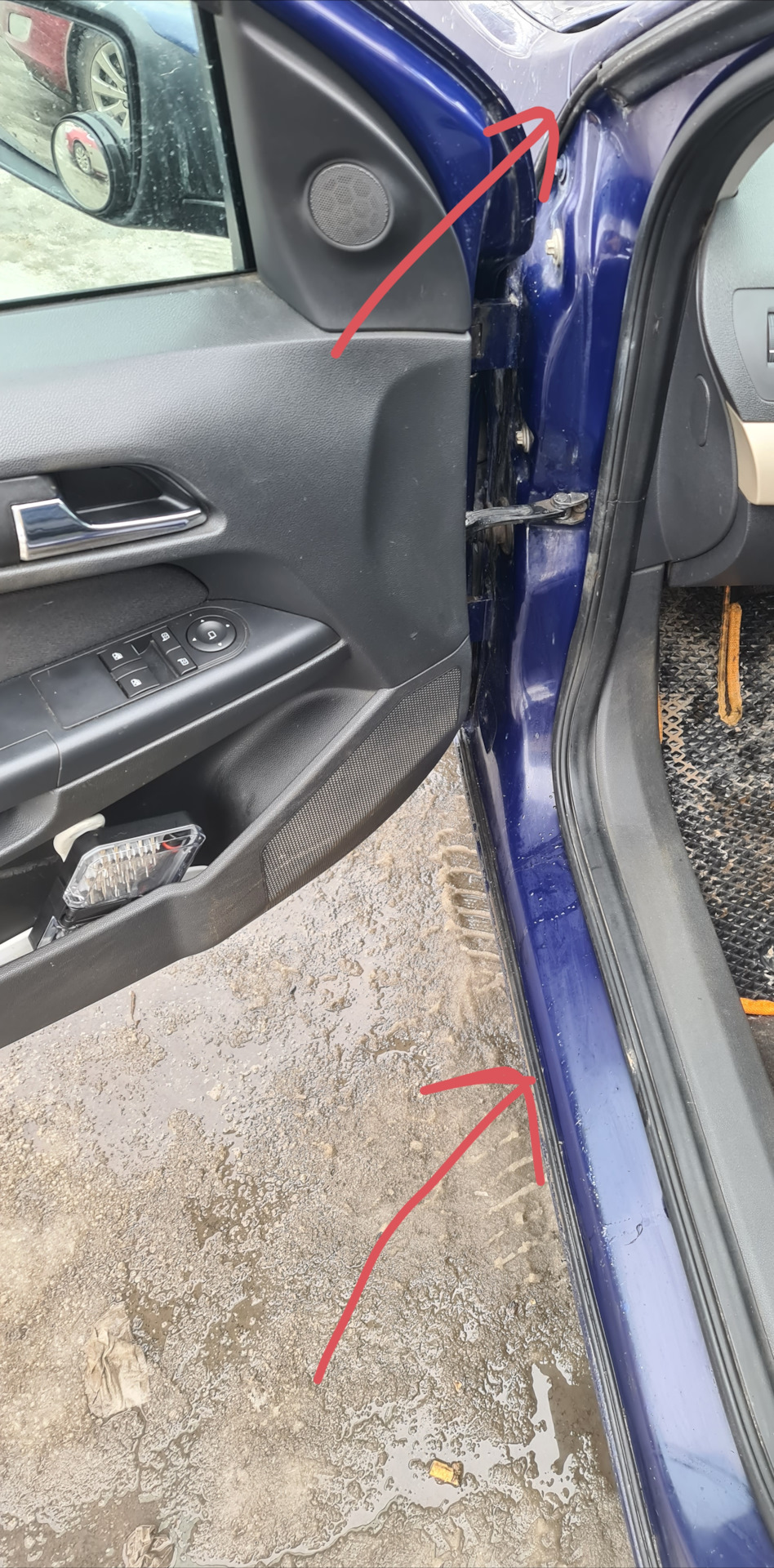 Доп уплотнитель дверей — Opel Astra H, 1,3 л, 2008 года | своими руками ...
